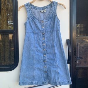 Denim short dress